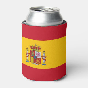 Rafraîchisseur Pour Canette Can Cooler avec drapeau d'Espagne
