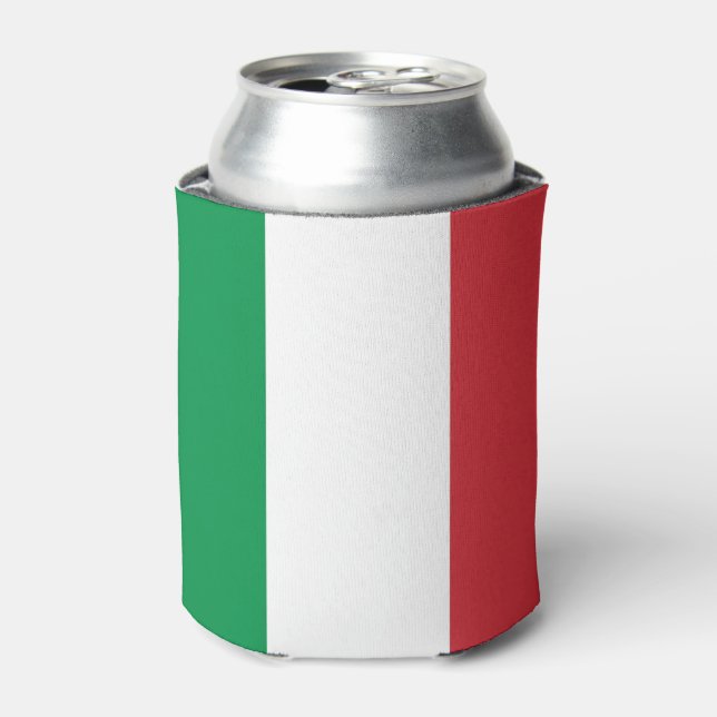 Rafraîchisseur Pour Canette Can Cooler avec drapeau d'Italie (Can devant)
