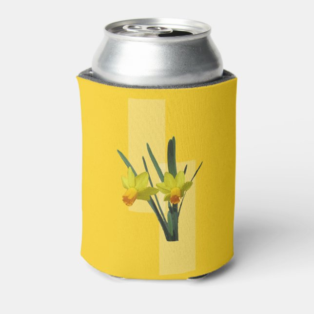 Rafraîchisseur Pour Canette Can Cooler - Daffodiques sur Jaune (Can Dos)