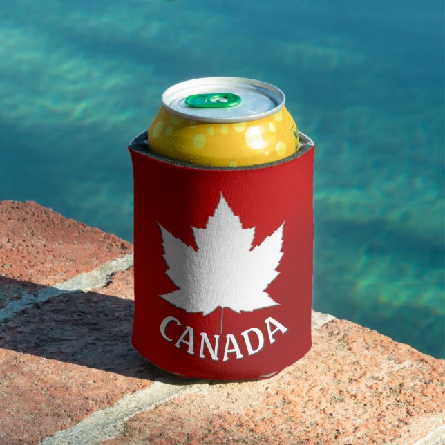 Rafraîchisseur Pour Canette Canada Maple Leaf peut refroidir Souvenir personna (Piscine in situ)