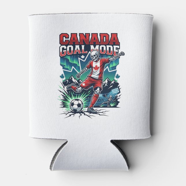 Rafraîchisseur Pour Canette Canada Mode de but squelette attaquant nations dyn (Devant)
