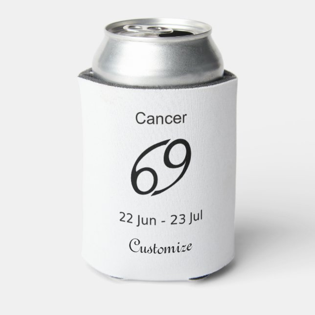Rafraîchisseur Pour Canette Cancer 69 Symbole zodiaque Thunder_Cove (Can Dos)