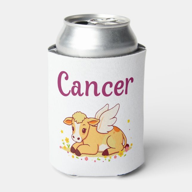 Rafraîchisseur Pour Canette Cancer Zodiac Vache Png, Cancer mignon (Can devant)