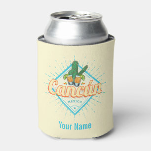 Rafraîchisseur Pour Canette Cancun Mexique Dancing Cactus Tequila Vintage