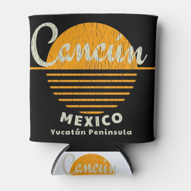 Rafraîchisseur Pour Canette Cancun Yucatan Mexique dim (Devant)