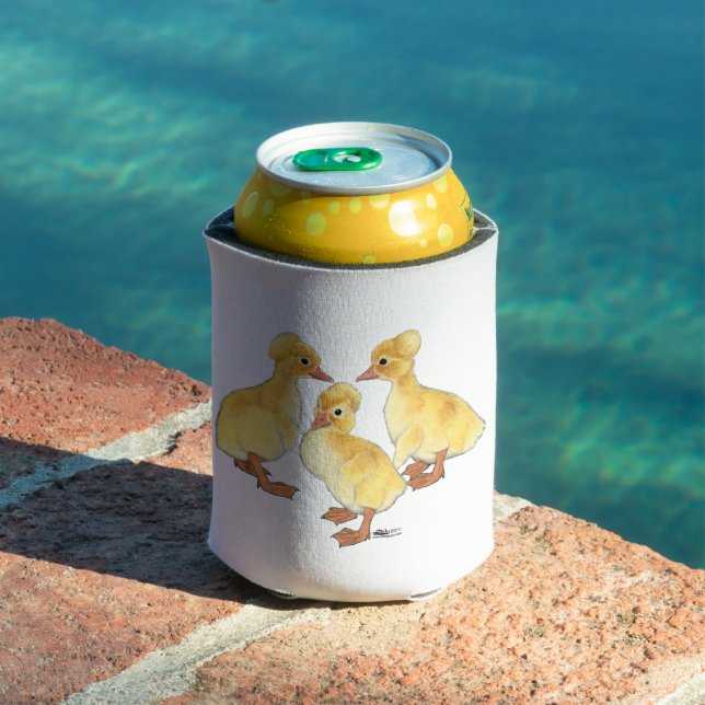 Rafraîchisseur Pour Canette Canetons blancs à crête (Piscine in situ)