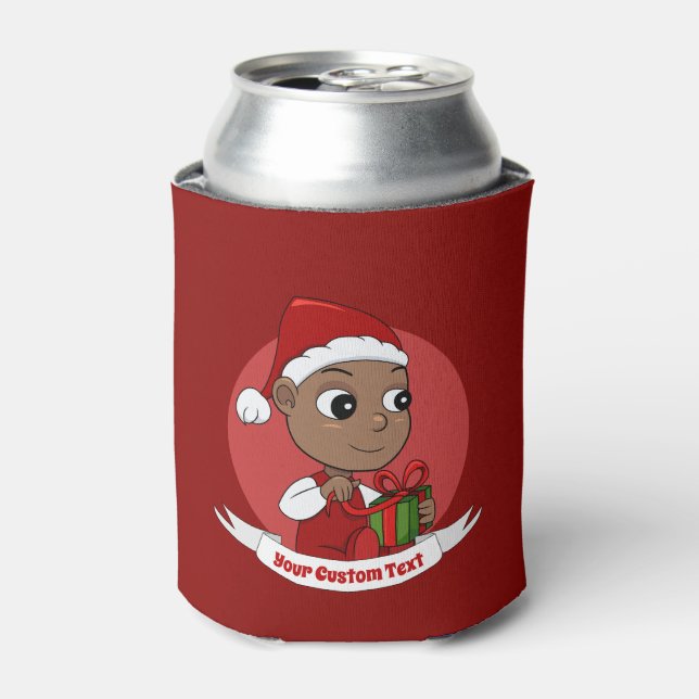 Rafraîchisseur Pour Canette Caricature bébé de Noël Can Cooler (Can devant)