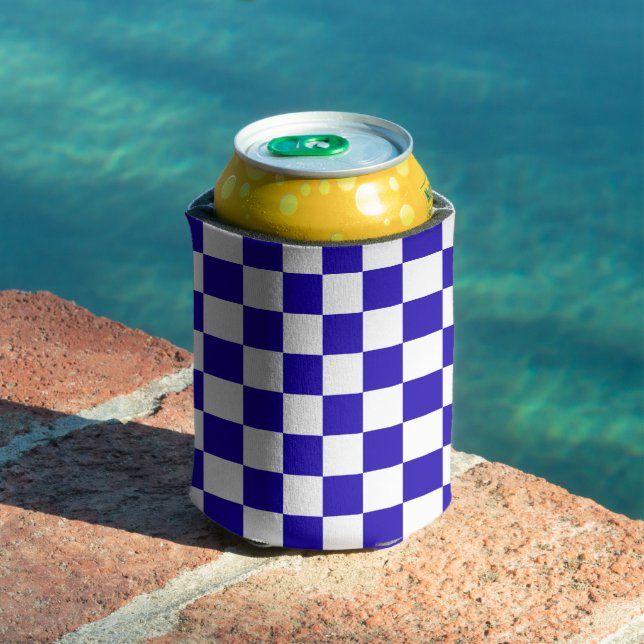 Rafraîchisseur Pour Canette Carreaux bleu profond  (Piscine in situ)