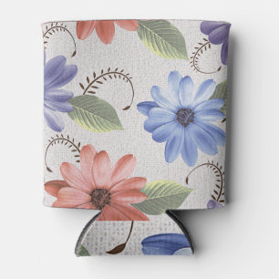 Rafraîchisseur Pour Canette Carreaux décoratifs de peinture à l'huile de fleur