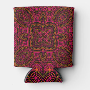 Rafraîchisseur Pour Canette Carrelage victorien, motif géométrique ethnique.