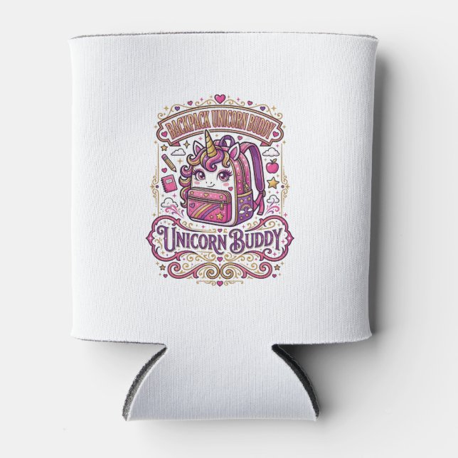 Rafraîchisseur Pour Canette Cartable Licorne Copain Licorne Conception De Merc (Devant)