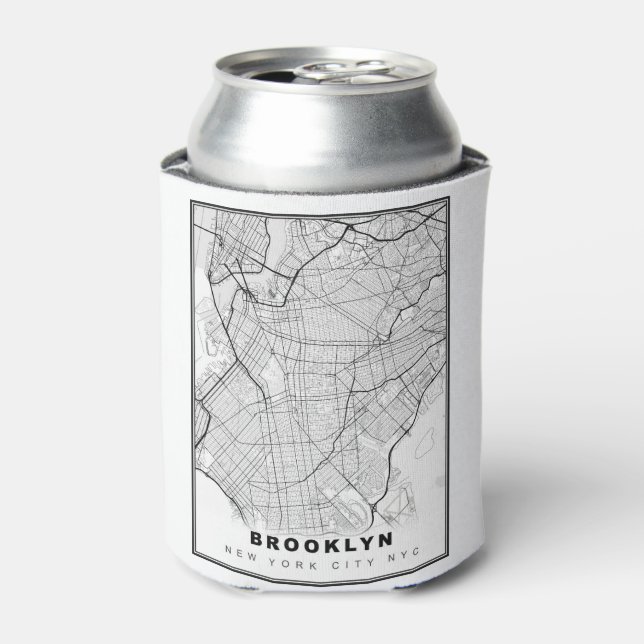Rafraîchisseur Pour Canette Carte de Brooklyn (Can devant)