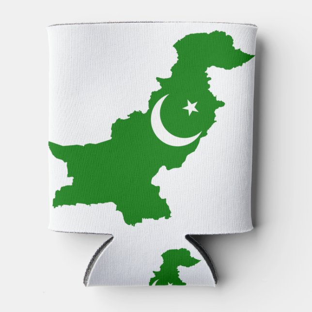 Rafraîchisseur Pour Canette Carte du Pakistan (Devant)