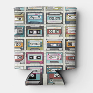 Rafraîchisseur Pour Canette Cassette de musique rétro : Icône nostalgique