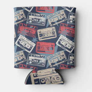 Rafraîchisseur Pour Canette Cassettes Vielles Musique Vintage sans couture
