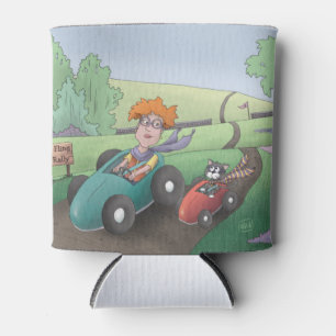 Rafraîchisseur Pour Canette Cat Lady Road Rally Can Cooler