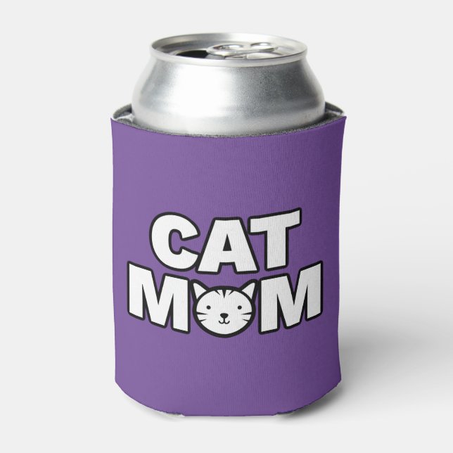 Rafraîchisseur Pour Canette CAT MOM peut refroidir (violet) (Can devant)