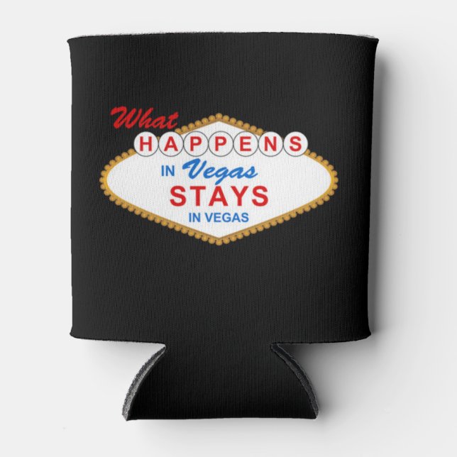 Rafraîchisseur Pour Canette Ce qui se passe à Vegas (Devant)