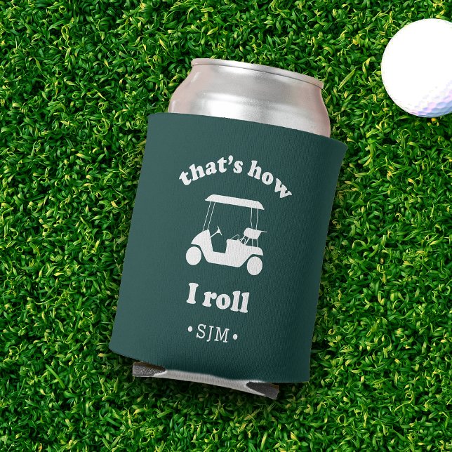Rafraîchisseur Pour Canette C'est comme ça que je roule | Golf monogramme (Créateur téléchargé)