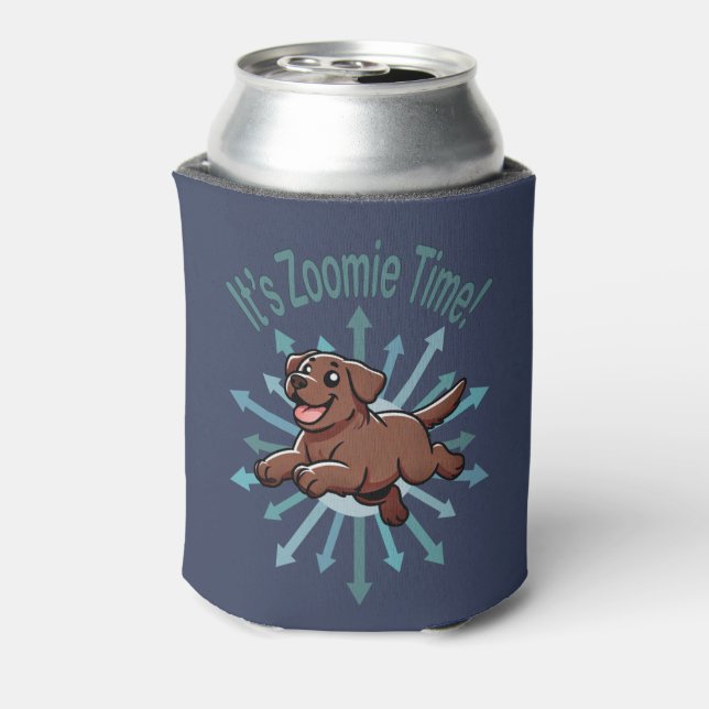 Rafraîchisseur Pour Canette C'est l'heure de Zoomie Time Chocolate Lab (Can Dos)