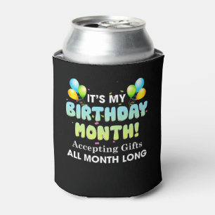 Rafraîchisseur Pour Canette C'est mon mois d'anniversaire, accepter des cadeau