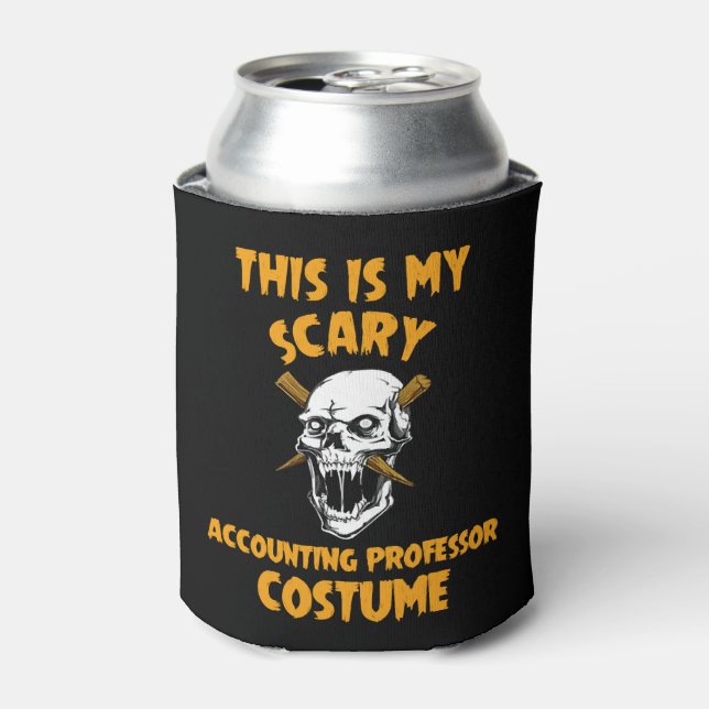 Rafraîchisseur Pour Canette C'Est Mon PROFESSEUR COMPTABLE Halloween effrayant (Can devant)