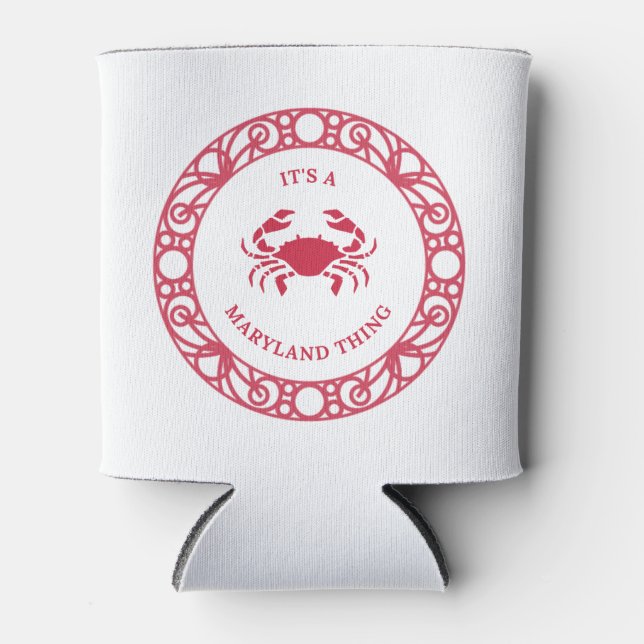 RAFRAÎCHISSEUR  POUR CANETTE C'EST UNE CHOSE DE MARYLAND (CRABS) (Devant)