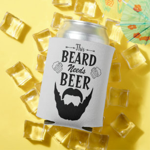 Rafraîchisseur Pour Canette Cette barbe a besoin de bière Cadeau drôle pour lu