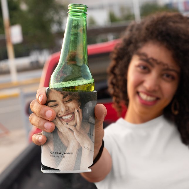 Rafraîchisseur Pour Canette Chaîne de ballon Quarty | Photo fête du 40e annive (Créateur téléchargé)