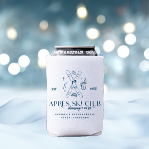 Rafraîchisseur Pour Canette Champagne sur glace   Après Ski Enterrement de vie