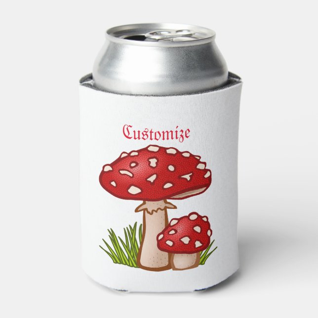 Rafraîchisseur Pour Canette Champignons Amanita Rouge Thunder_Cove (Can devant)