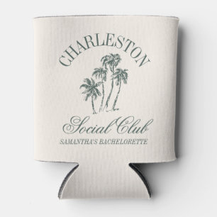 Rafraîchisseur Pour Canette Charleston Bachelorette Palm Tree Social Club