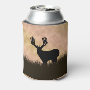 Rafraîchisseur Pour Canette Chasse de paysage de paysage de silhouette de mâl