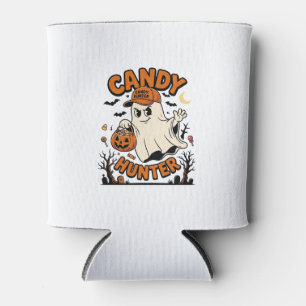 Rafraîchisseur Pour Canette Chasseur de bonbons Halloween Fantôme Citrouille S