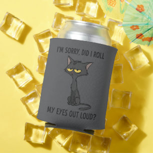 Rafraîchisseur Pour Canette Chat Chaton Ai-Je Fait Rouler Mes Yeux Haut Et For
