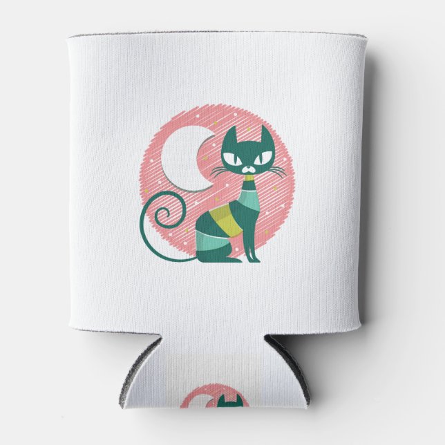 Rafraîchisseur Pour Canette Chat de lune (Devant)
