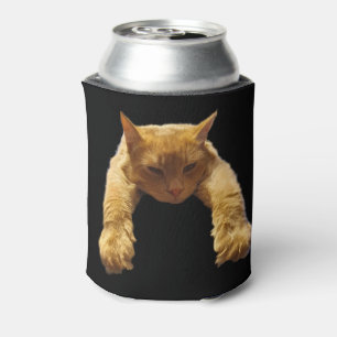 Rafraîchisseur Pour Canette Chat Lazy Gingembre, Pâte À Refroidir