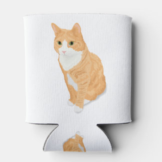 Rafraîchisseur Pour Canette Chat Tabby Orange