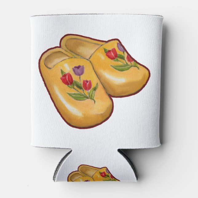 Rafraîchisseur Pour Canette Chaussures, tulipes, Hollande, Art (Devant)