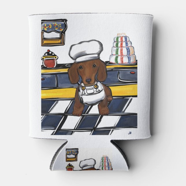 Rafraîchisseur Pour Canette Chef Red Doxie (Devant)