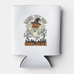 Rafraîchisseur Pour Canette Chemise Citrouille Fantôme Gravure Halloween Vinta