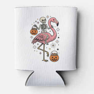 Rafraîchisseur Pour Canette Chemise de bonbons d'Halloween de flamant rose che