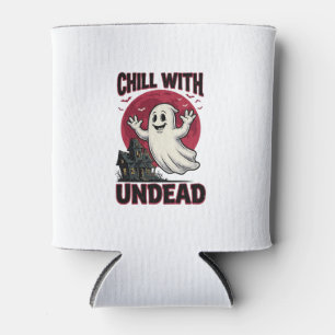 Rafraîchisseur Pour Canette Chemise de fantôme d'Halloween Design Zombie Haunt