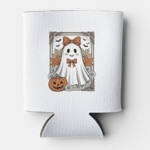 Rafraîchisseur Pour Canette Chemise de fantôme Halloween mignonne gravure vint