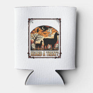 Rafraîchisseur Pour Canette Chemise de lama Halloween Traitement Squelettique