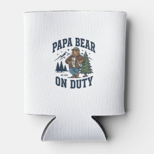 Rafraîchisseur Pour Canette Chemise de papa ours en service pour la fête des p