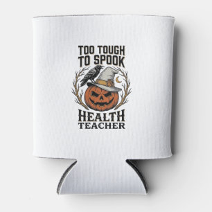 Rafraîchisseur Pour Canette Chemise de professeur de santé Halloween Pu gravé 