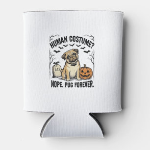 Rafraîchisseur Pour Canette Chemise de pug Halloween Vintage Drôle Costume de