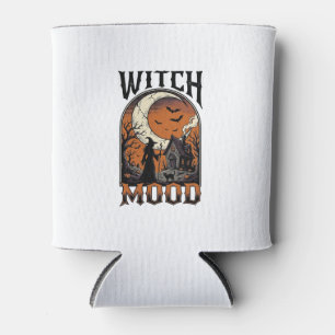 Rafraîchisseur Pour Canette Chemise de sorcière Halloween Design de Lune Hanté