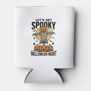Rafraîchisseur Pour Canette Chemise Épouvantail Citrouille Graphique Halloween